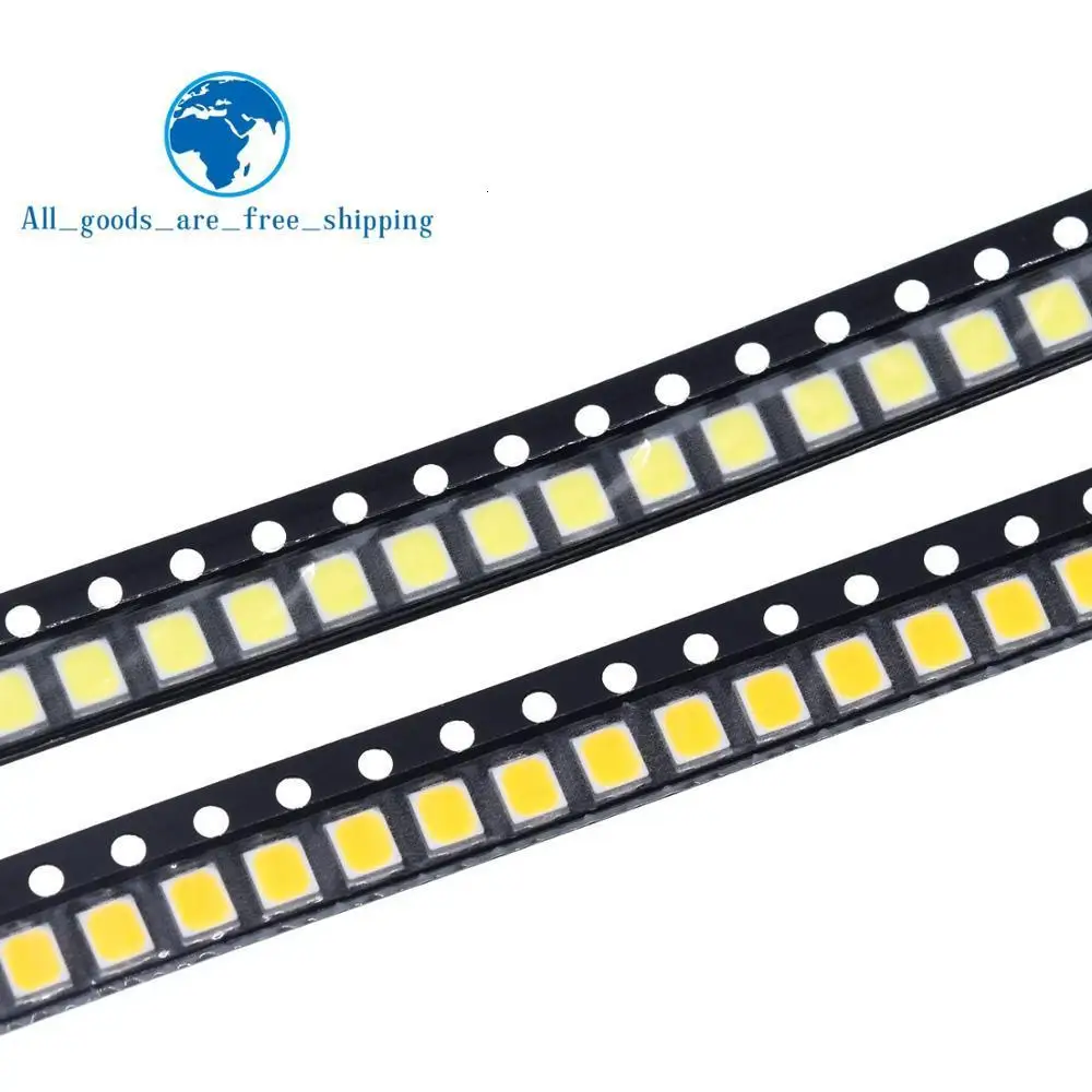 200 шт 0,2 W SMD 2835 Светодиодный светильник шарик 20-25lm белый/теплый белый SMD СВЕТОДИОДНЫЙ бусины светодиодный чип DC3.0-3.6V для всех видов светодиодный светильник