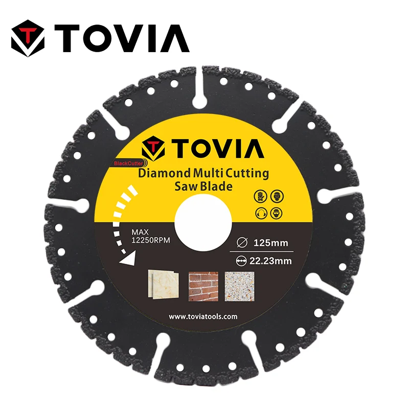 TOVIA 125 мм Алмазная циркулярная пила Лезвие Multi резка Универсальный диск многоцелевой угловая шлифовальная машина пилы диск Аксессуары для