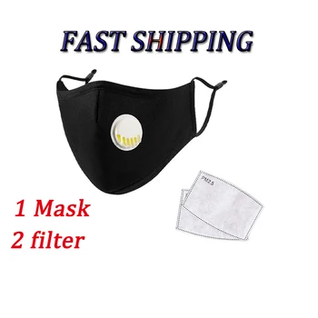 

Reusable Cotton PM2.5 Mask Anti Dust Mask Activated Carbon Filter Windproof Mouth-muffle Proof Flu Face Masks Care Dropshipping