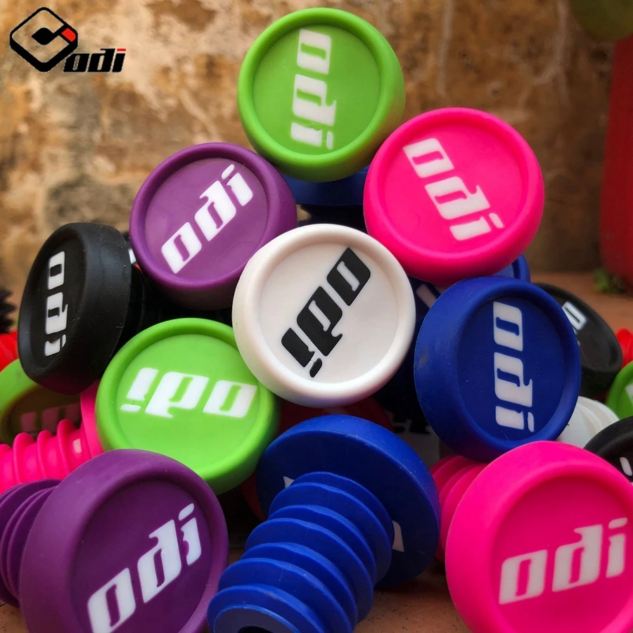 Anti-Slip Grip Handlebar Caps with Firm Bar Ends - Set of 2
