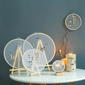 

Bamboo Embroidery Hoop Adjustable Circle Frame Hanging Wall Pendant Decoration