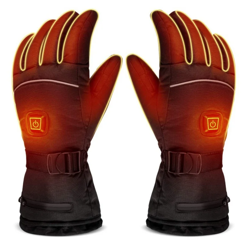 

Electric Heating Gloves Winter Thermal Gloves Waterproof Battery Powered For Ski Climbing Heating Cycling Touch Screen Gloves