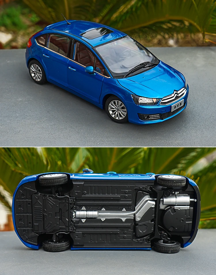 Оригинальная коробка 1:18 высокое тщательное Citroen CITROEN хэтчбек сплав модель автомобиля статические металлические модельные автомобили для