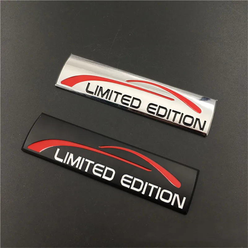 

Car Styling 3D LIMITED EDITION Car Sticker Metal Rear Trunk Emblem Decoration for Land Rover Volvo BMW Nissan KIA Jaguar Dodge
