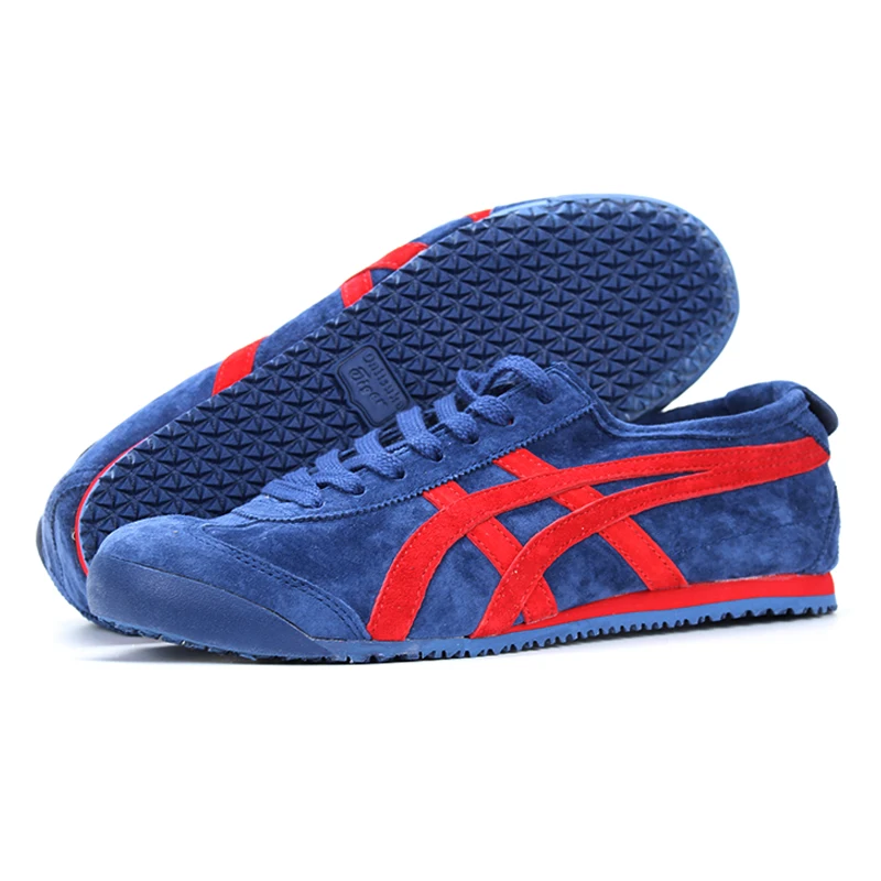 Оригинальная обувь Onitsuka Tiger; нейтральная обувь для скейтбординга; дымчатые синие кроссовки; женская модная мужская обувь; светильник для бега; Удобная нескользящая обувь