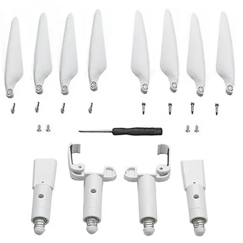 

Absorbing Heightened Landing Gear Skid Extension Support Kit Propeller Props Blade Set for Hubsan ZINO H117S,White