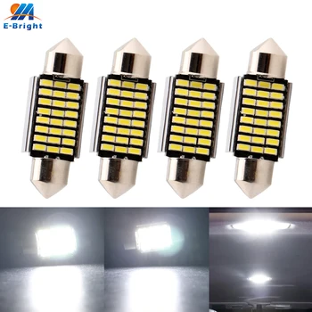 

4X 10X 50X 200X 36mm Festoon C5W Canbus 3014 24 SMD LED Bulbs Light Pate Number Light Ceiling Lamp Led Dome Indicator 12V