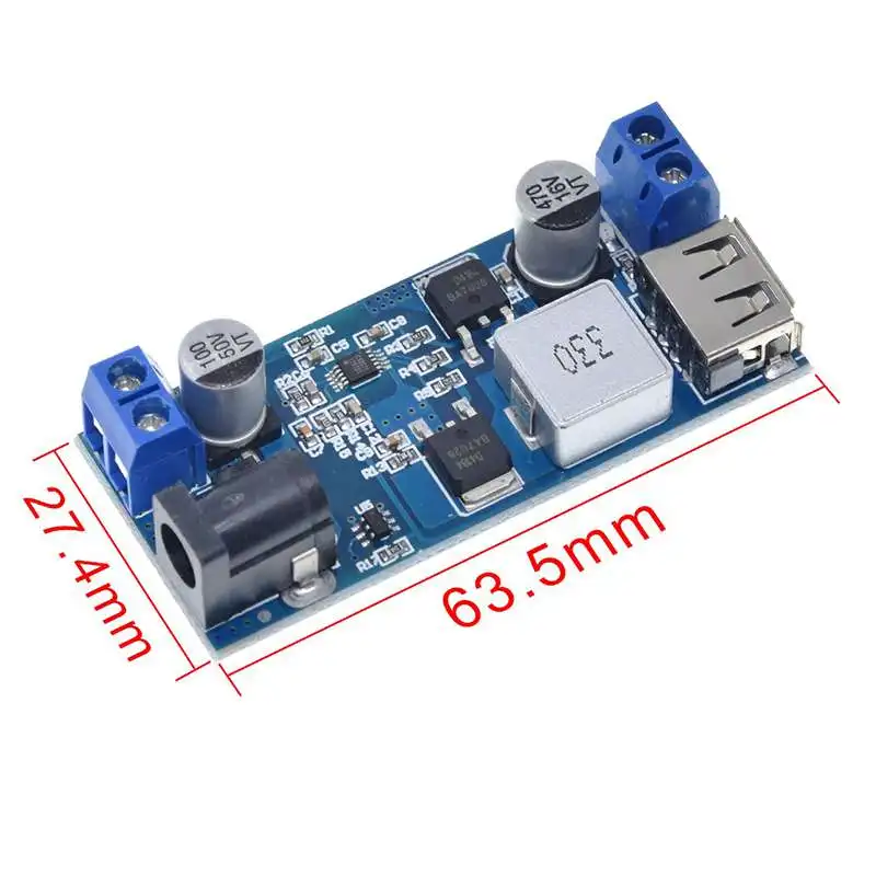 Module d'alim DC-DC XY-3606 - 24/12V à 5V 5A