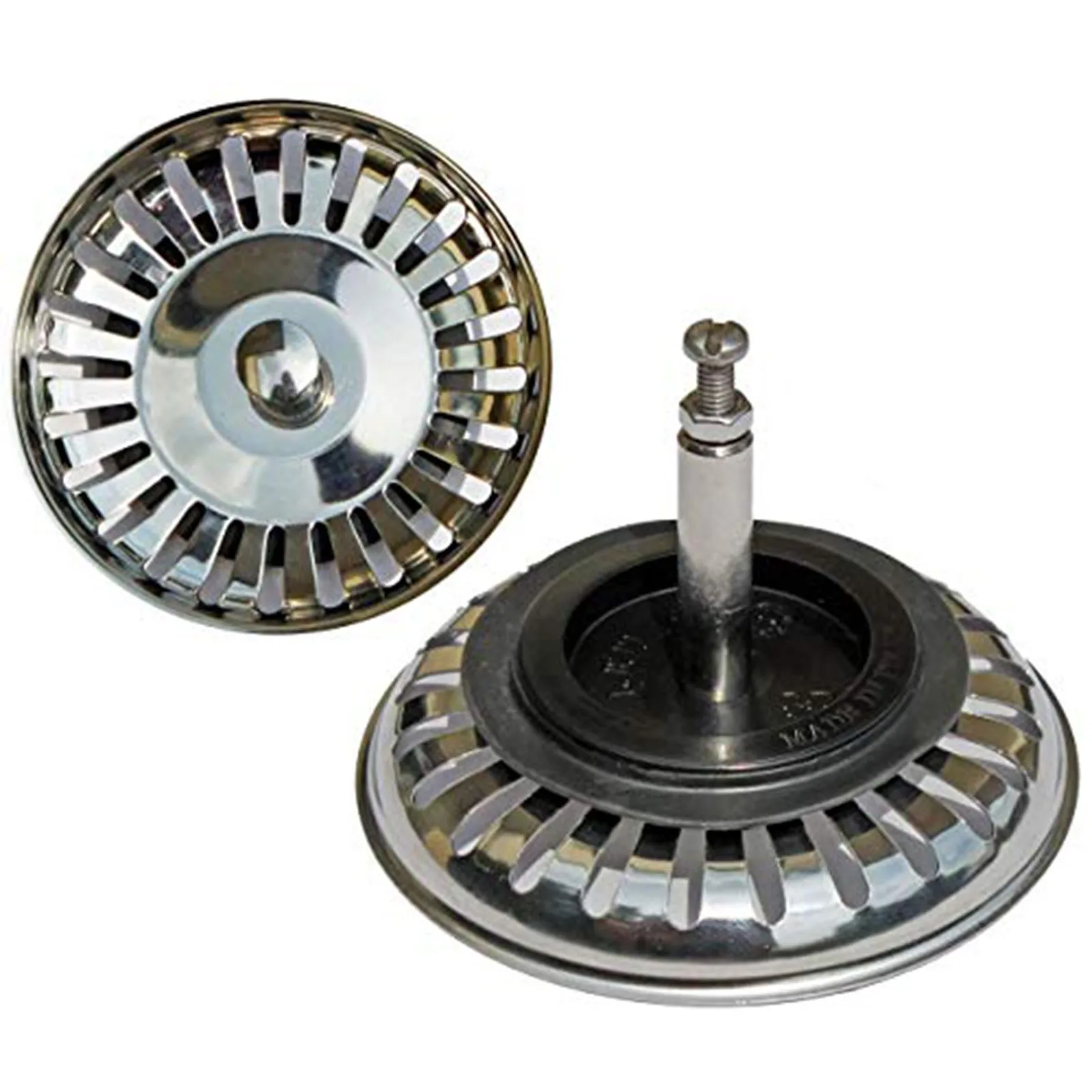 Filtro universal de cesta de acero inoxidable para baño, accesorio usado para evitar fugas, no es fácil de zugar, fácil de limpiar, 1 unidad