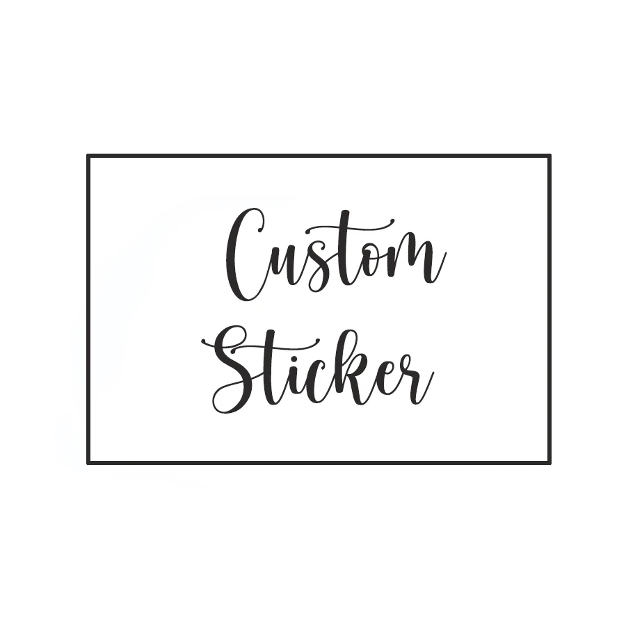 

500pcs Custom Sticker and Customized Logos Wedding Birthdays Baptism Stickers Design Your Own Personalize Stickers