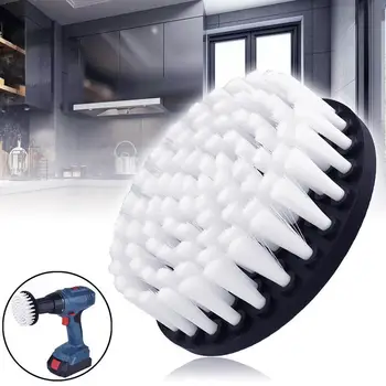 

1pc 5" Soft Drill Brush Attachment White Cleaning Brush and Furniture For Cleaning Sofa Wooden Leather Carpet Upholstery R1N7