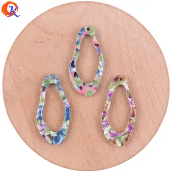 

Cordial Design 50Pcs 20*41MM Jewelry Making/Earring Accessories/Acetic Acid Beads/Irregular Shape/DIY/Hand Made/Earring Findings