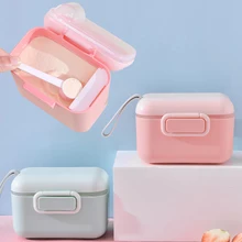 

2022 New Baby Milk Powder Portable Baby Food Storage Box Essential Cereal Infant Milk Powder Box Toddle Snacks Container
