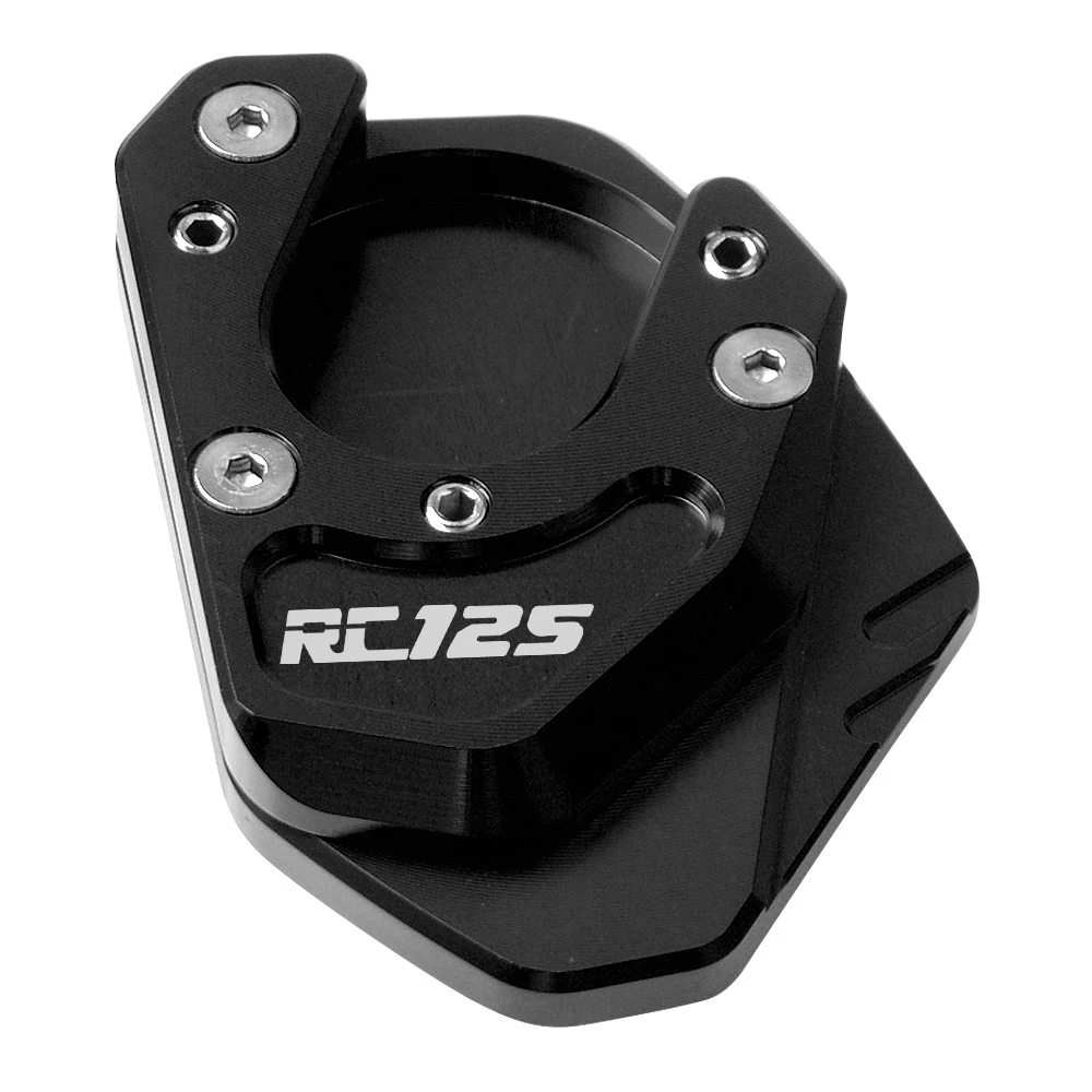 RC125 Мотоцикл подставка для ног подножка сбоку расширение Pad Поддержка плиты Мотоцикл аксессуары для KTM RC125 - Цвет: RC125