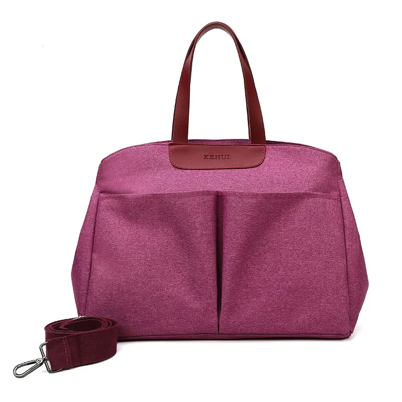 Solid color mommy diaper bag
