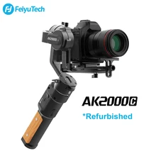 FeiyuTech – AK2000C stabilisateur de caméra à cardan 3 axes, plaque de dégagement pliable, DSLR, utilisé pour Canon Sony Panasonic Nikon