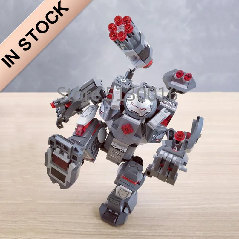 

In Stock 07120 Marvel Avengers War Machine Buster 406Pcs Model Building Block Bricks Toys Compatible With 76124 Super Hero