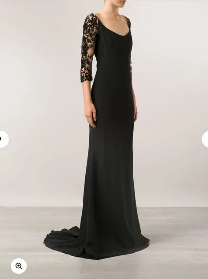 Вечернее платье vestidos de festa longo рукава длинное платье Вечерние вечернее Элегантное платье Новое модное торжественное вечернее платье