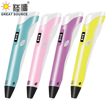 

3D Printer Pen 3D Color Picker Pen 33 Sets Consume Material Electronic Photo Album Scissors and Fingerstall set(1PC)