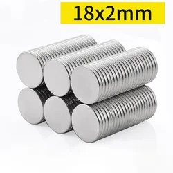 5/10/20/50pcs Round Neodymium Magnets Magnet Disc 18mm x 2mm Rare Earth Magnet Strong Craft Magnets N35