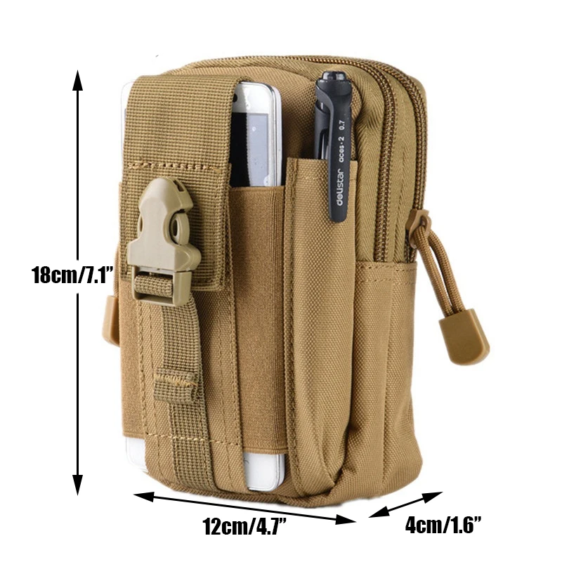 Тактический чехол для телефона Molle, поясная сумка на пояс, военная поясная сумка, набор аксессуаров для повседневного использования, сумка-Органайзер для гаджета