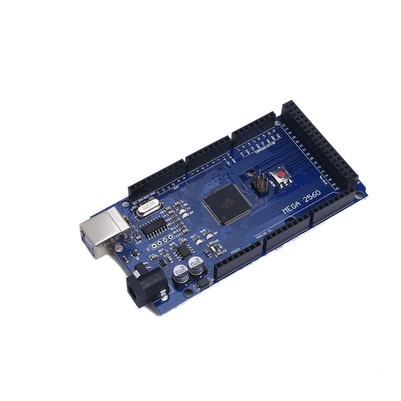 Новое издание MEGA2560 Mega 2560 R3 REV3 ATmega2560-16AU CH340G плата на usb-кабеле совместима с arduino Нет USB линии улучшения