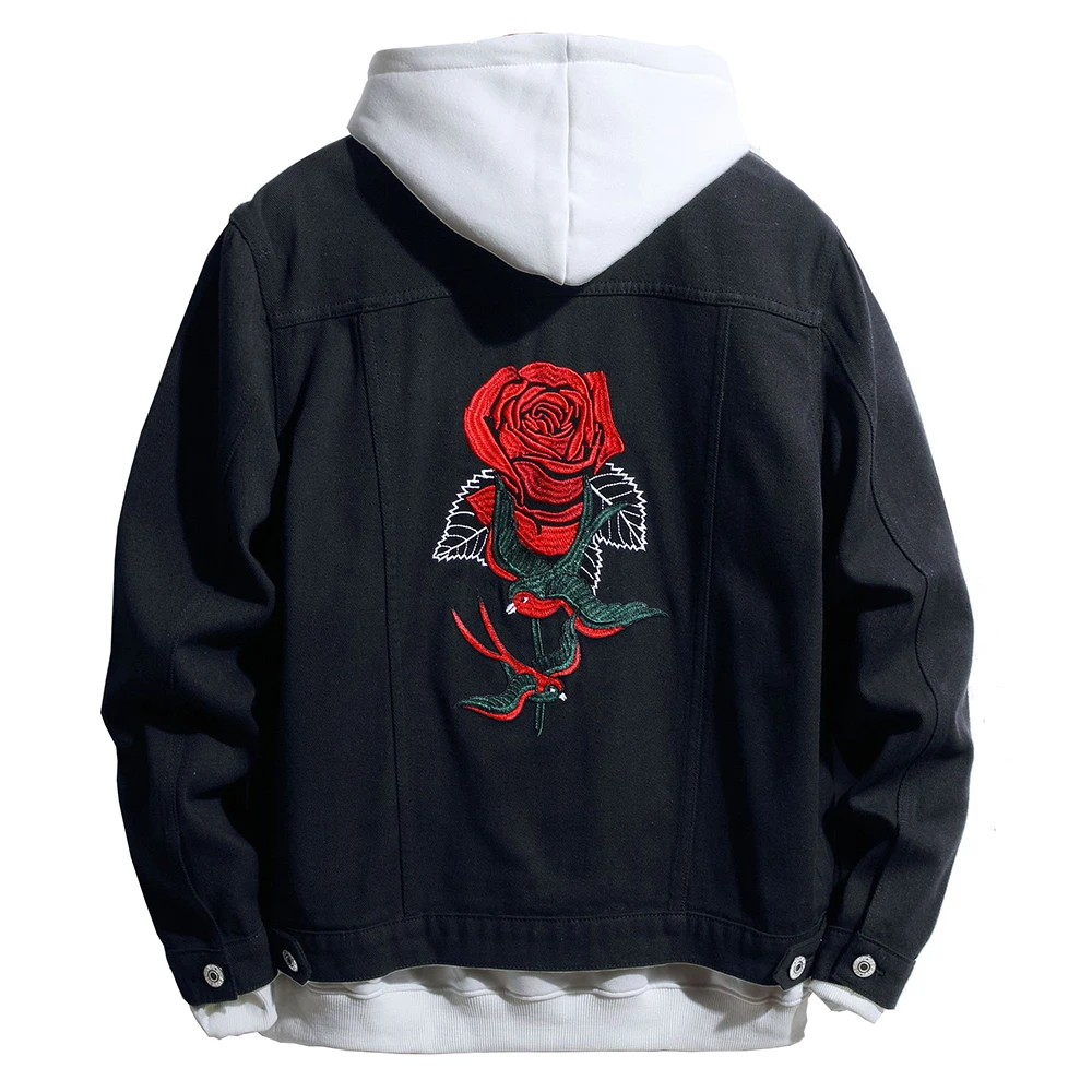 2021 Hot New Men's Rose Flower Bird 