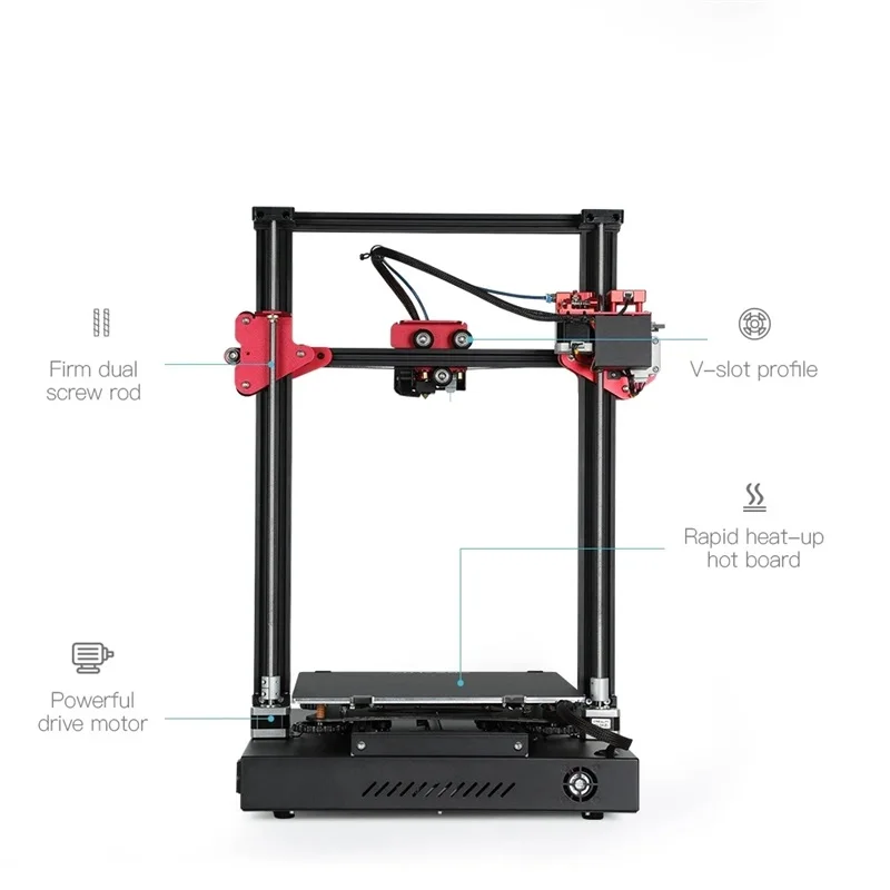 creality 3d printer Creality Upgrade CR-10S Pro V2 3D Printer with BL Touch Silent Mother Board 500W Meanwell Power Supply Full LCD Touchscreen 3d printing machine