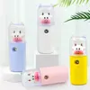 Cute Cow Humidifier Portable Female Makeup Water Replenishment Instrument Handheld USB Women Perfume Alcohol Nano Sprayer 2