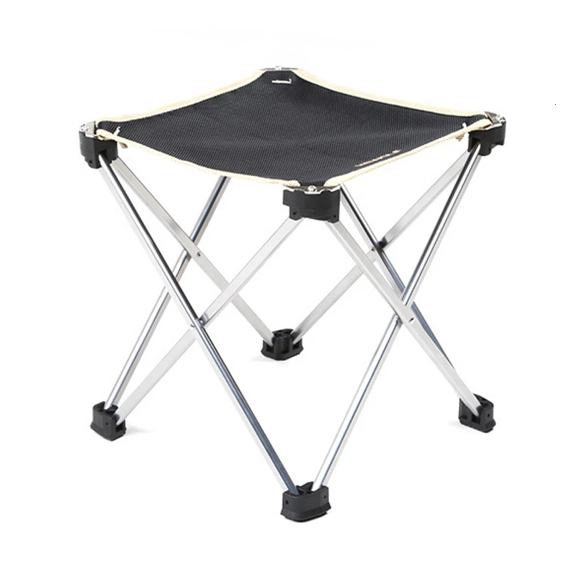 Outdoor Ultralight Portable Foldable Casual Stool Aluminum Alloy Oxford Cloth Camping Pick Fishing Folding Chair With Bag