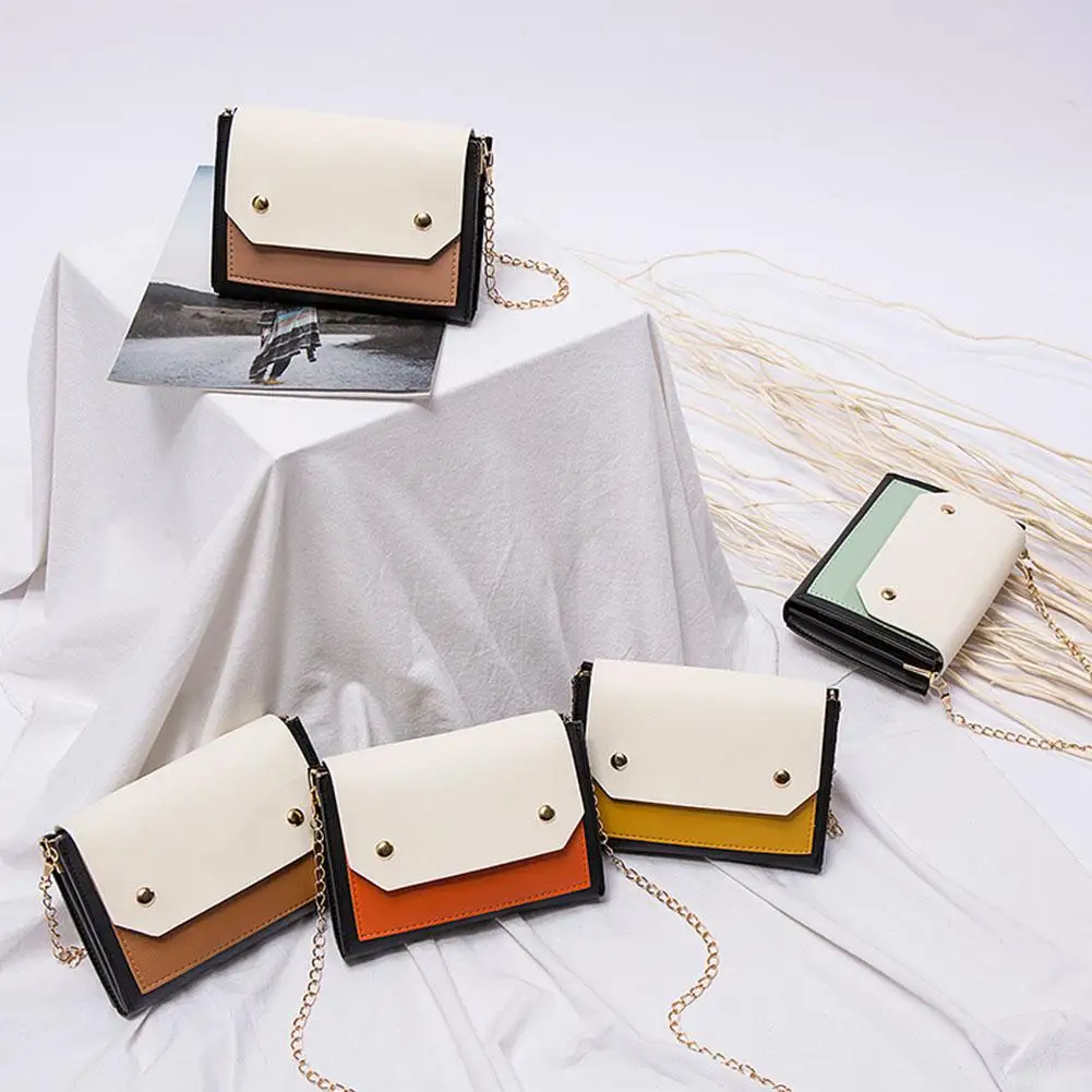 bags for women 2019 Lady Fashion Color Matching Casual Single Shoulder Chain Satchel purses and handbags bags for women 2019 Lady Fashion Color Matching Casual Single Shoulder Chain Satchel purses and handbags