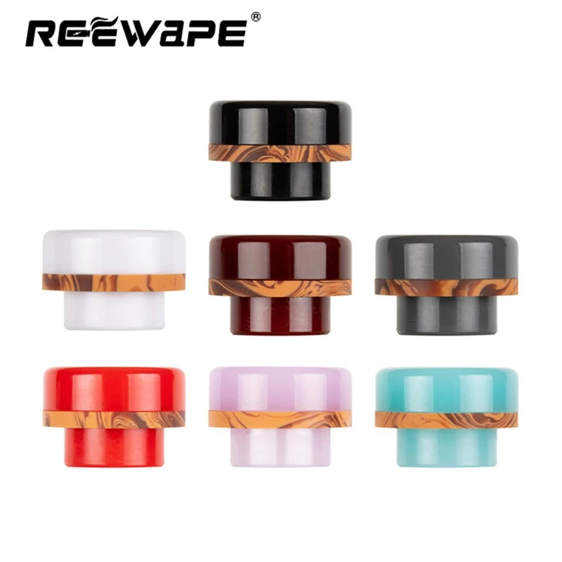 Reewape-boquilla de resina para cigarrillo electrónico, punta de goteo 810 para RDA Rta