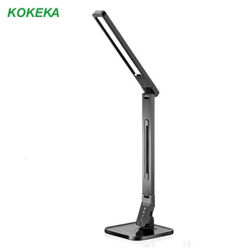 

LED Desk Lamp 4 Brightness Levels 5 Stage Dimmer Touch Switch Auto Timer Eye Protection Reading USB Rechargeable Table Lamp