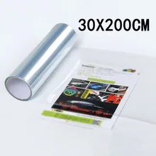 1 rolo de luz transparente carro protetor filme vinil pára-choques capa pintura proteção alta temperatura e proteção uv 200*30cm
