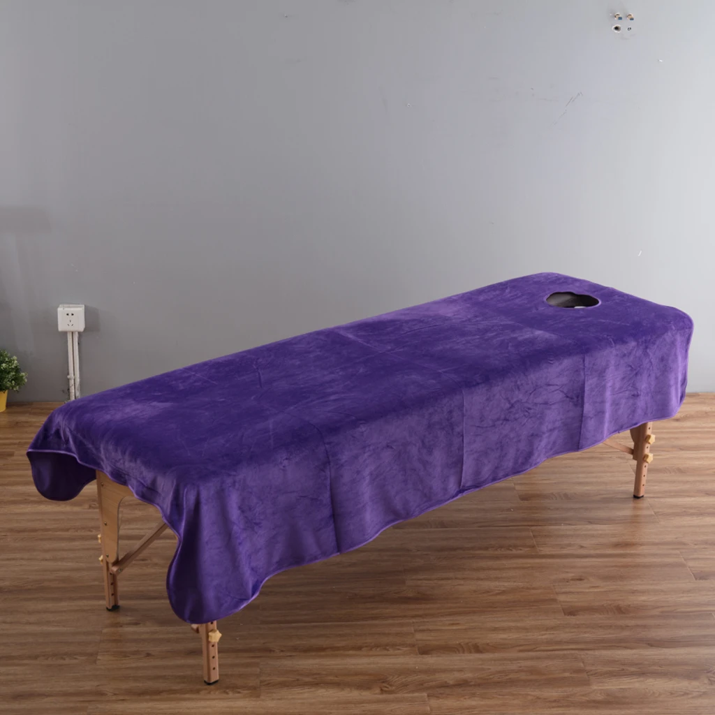 Conjuntos de lençóis de mesa de massagem de algodão, capa de cama Tencel  Beauty de cor