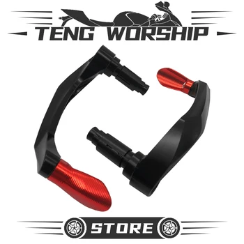 

Motorcycle Universal Handlebar Grips Brake Clutch Levers Guard Protector For YZF-R15 YZFR15 YZF R15 V3 2017 2018