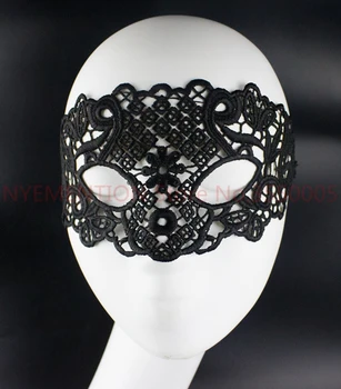 

Sexy Black Lace Venetian Mask Masquerade Ball Prom Halloween Costume Fancy Dress 50pcs/lot