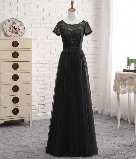 Solovedress с элегантными короткими рукавами недорогое розовое Тюлевое платье подружки невесты кружево с поясом vestido de festa longo PGE028