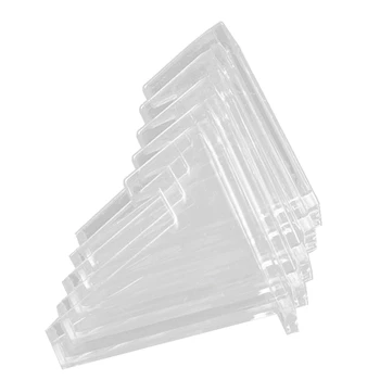 

100Pcs Display Stands Easel for Coins Capsules Card Holders Challenge Coin Small Round Box