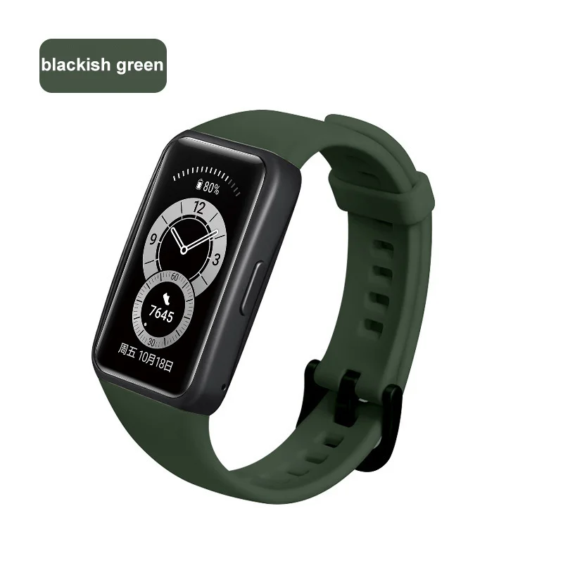 Strap For Huawei Watch Band 6 For Huawei Smart Watch Bracelet 6 Strap With TPU Soft Protective Cover Full Screen Protector Case 