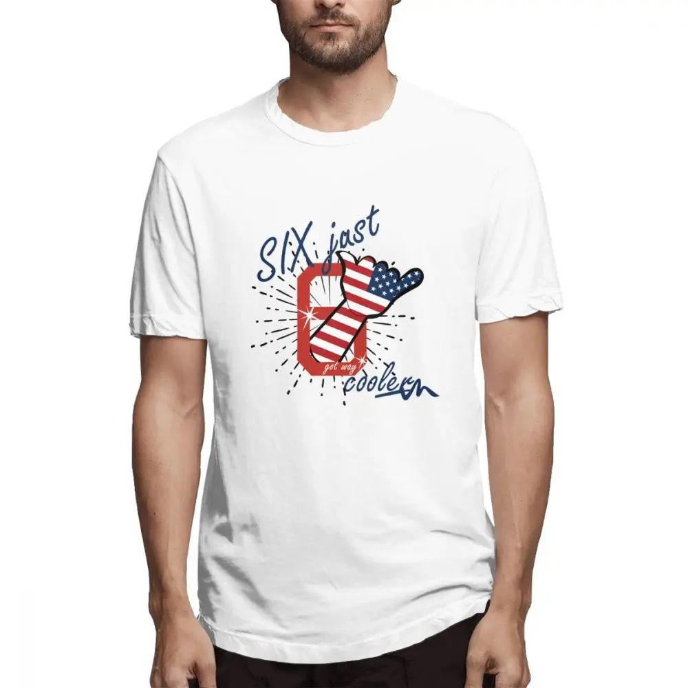 

2019 Men's Short Sleeve T-shirt 3D Print t shirt Six Just Got Way Cooler Cool Birthday Gifts Cotton Funny T-shirt home Top Tees