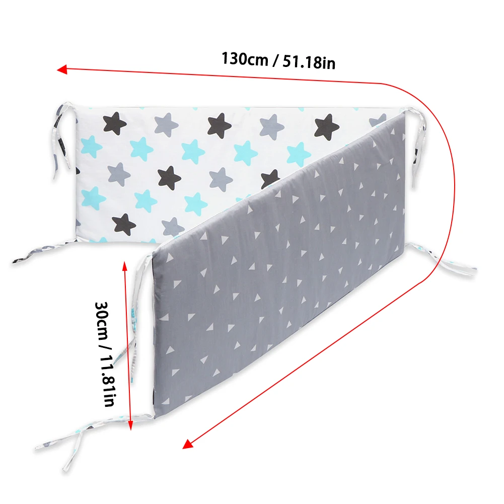 Baby Bed Bumper Little Crib Protection Infant Newborn Beding Cotton Safe Bumper Protectors Children Security