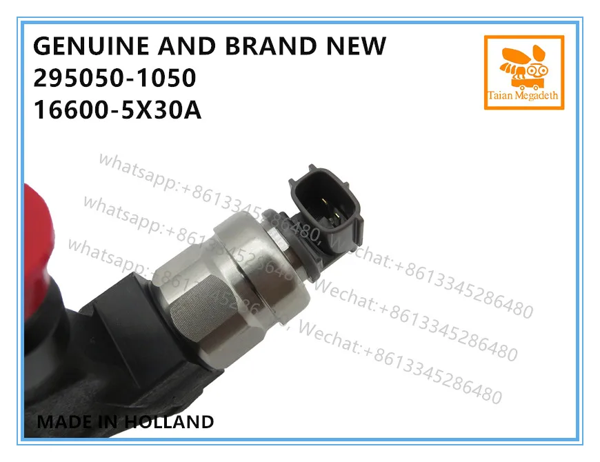 Подлинная и абсолютно новая дизельная Топливная форсунка COMMON RAIL 295050-1050, 16600-5X30A