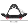 INJORA Metal Black Front Bumper with Light for 1/10 RC Crawler Car Traxxas TRX-4 Axial SCX10 & SCX10 II 90046 SCX10 III AXI03007 ► Photo 2/5