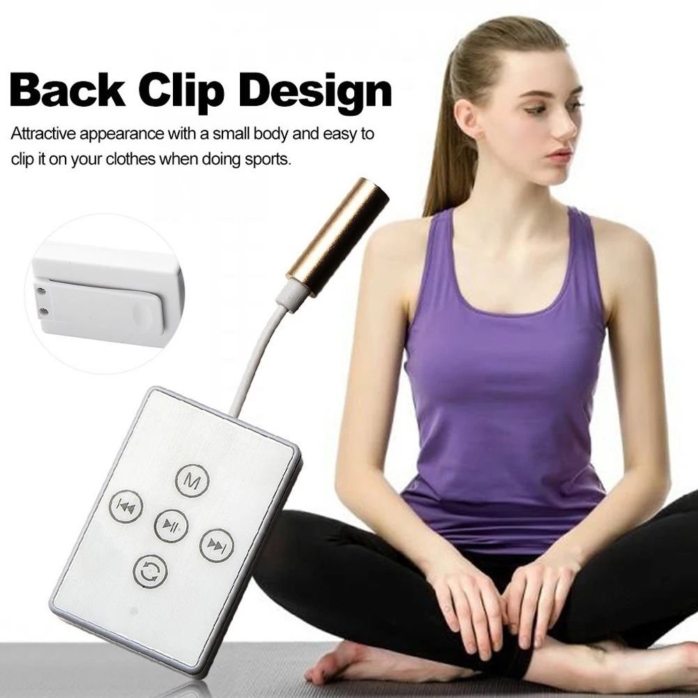 Sports Clip On MP3 Player 4GB Waterproof FM Radio W Headphone For Swimming Waterproof MP3 Swimming Mp3 Running Mp3
