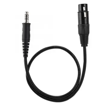 

Helicopter to Aviation Headset Adapter Cable Single Male Plug to 5 Pin Female Airbus Connector for antennas LAN equipment New