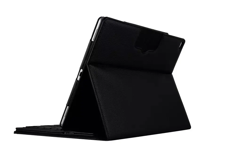 Магнитный чехол для iPad Pro 12,9 дюйма чехол с Bluetooth клавиатурой из искусственной кожи съемный чехол Клавиатура чехол+ подарок