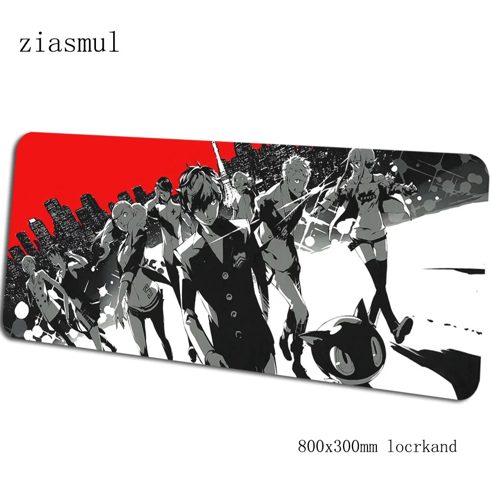 Persona 5 Коврик для мыши геймер властный 800x300x3 мм notbook коврик для мыши игровой коврик для мыши профессиональный коврик для мыши ПК настольный коврик для мыши - Цвет: pattern 8