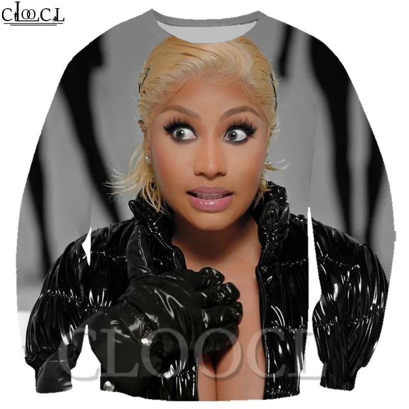 Свитшот CLOOCL Nicki Minaj новейшая Осенняя уличная одежда для мужчин и женщин верхняя