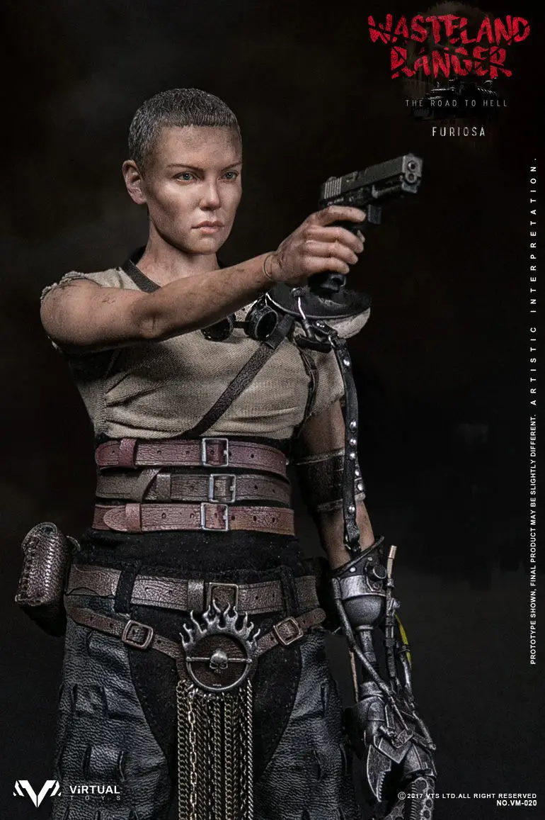 1-6-Full-Set-Female-Action-Figure-Accessory-VM-020-Wasteland-Ranger-The-Road-to-Hell